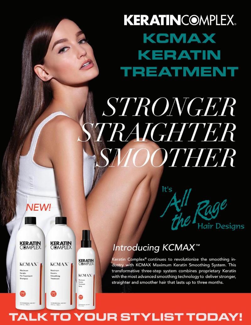 New Keratin Complex KCMAX Keratin Treatment at It's All The Rage Hair Designs